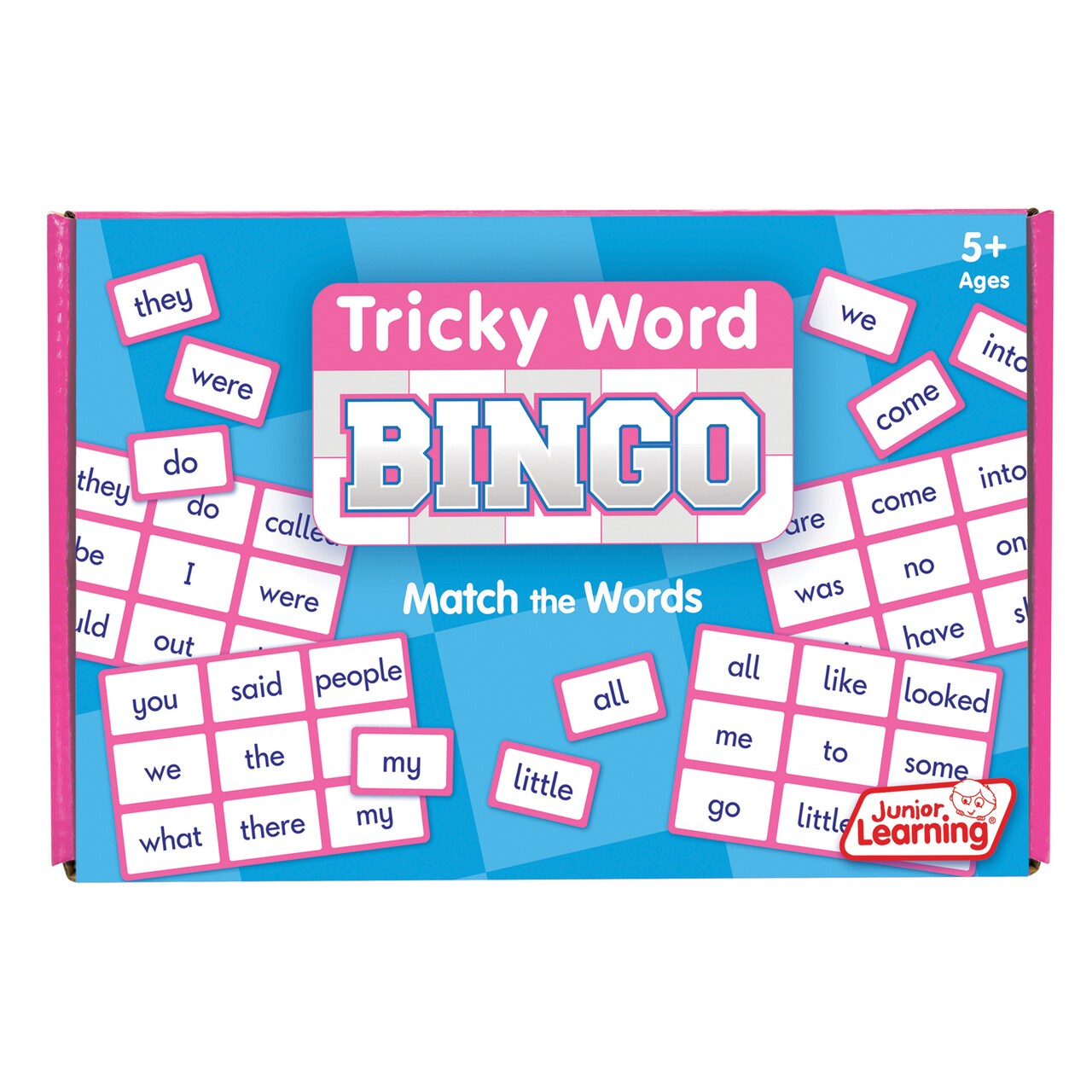 Junior Learning Tricky Word Bingo Educational Learning Game - Match the Words